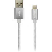 Дата кабель USB 2.0 AM to Lightning 1.0m Dark gray Canyon (CNE-CFI3DG) зображення 2