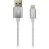 Дата кабель USB 2.0 AM to Lightning 1.0m Pearl White Canyon (CNE-CFI3PW) зображення 2