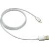 Дата кабель USB 2.0 AM to Lightning 1.0m Pearl White Canyon (CNE-CFI3PW)