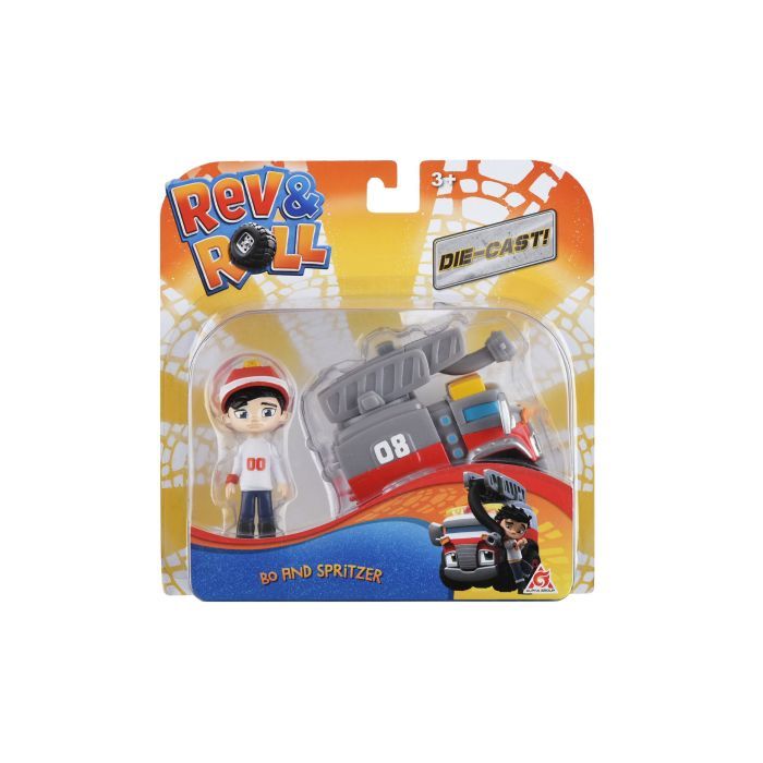 Игровой набор Rev&Roll Рев и Рамбл DieCast Потому и Спритцер (EU881031) изображение 7