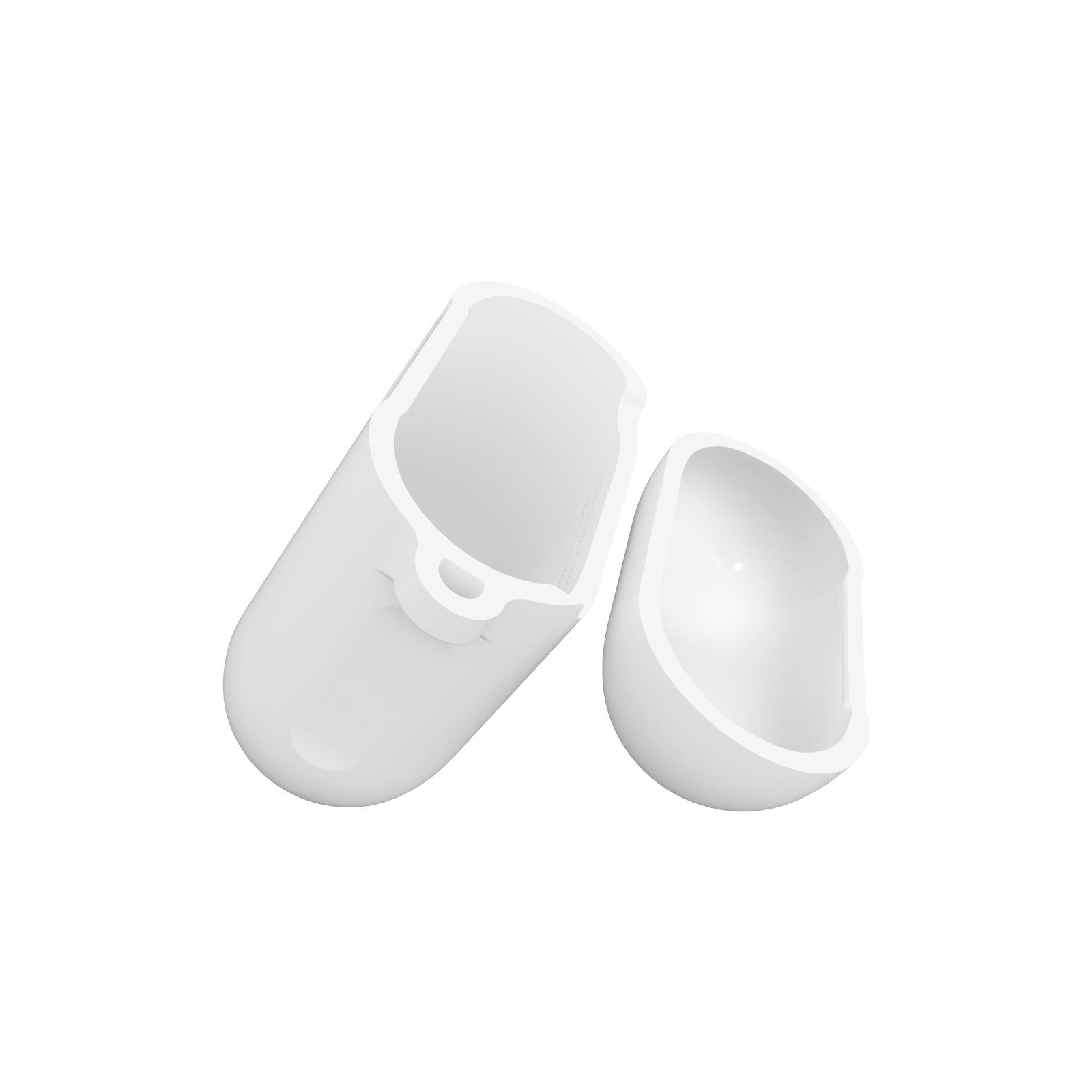 Чохол для навушників Spigen для AirPods Silicone White (066CS24809) зображення 5