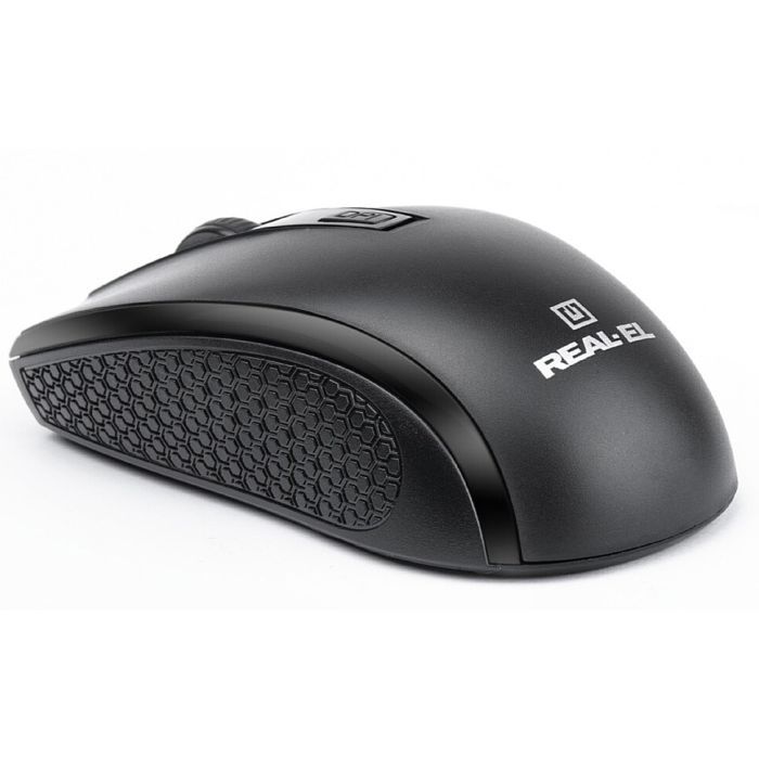 Мишка REAL-EL RM-308 Wireless Black зображення 6