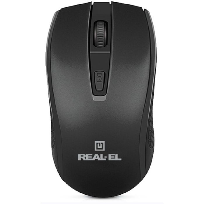 Мишка REAL-EL RM-308 Wireless Black зображення 7