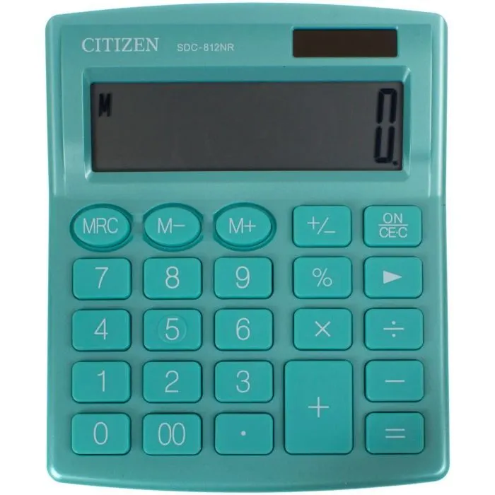 Калькулятор Citizen SDC-812NRGNE изображение 2