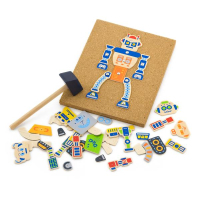 Фото - Творчість і рукоділля VIGA Набір для творчості  Toys Робот  50335 (50335)
