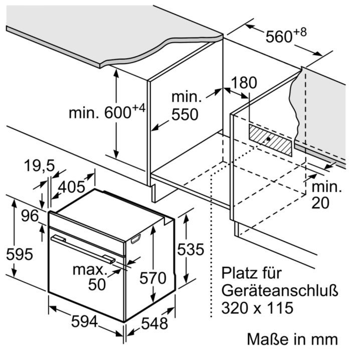 Духовой шкаф Bosch HBJ517YB0R изображение 8