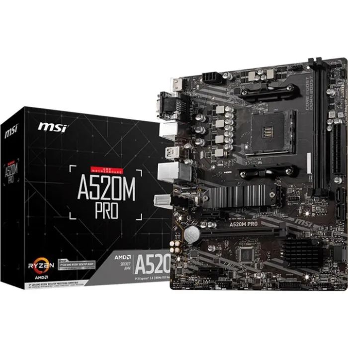 Материнская плата MSI A520M PRO изображение 2