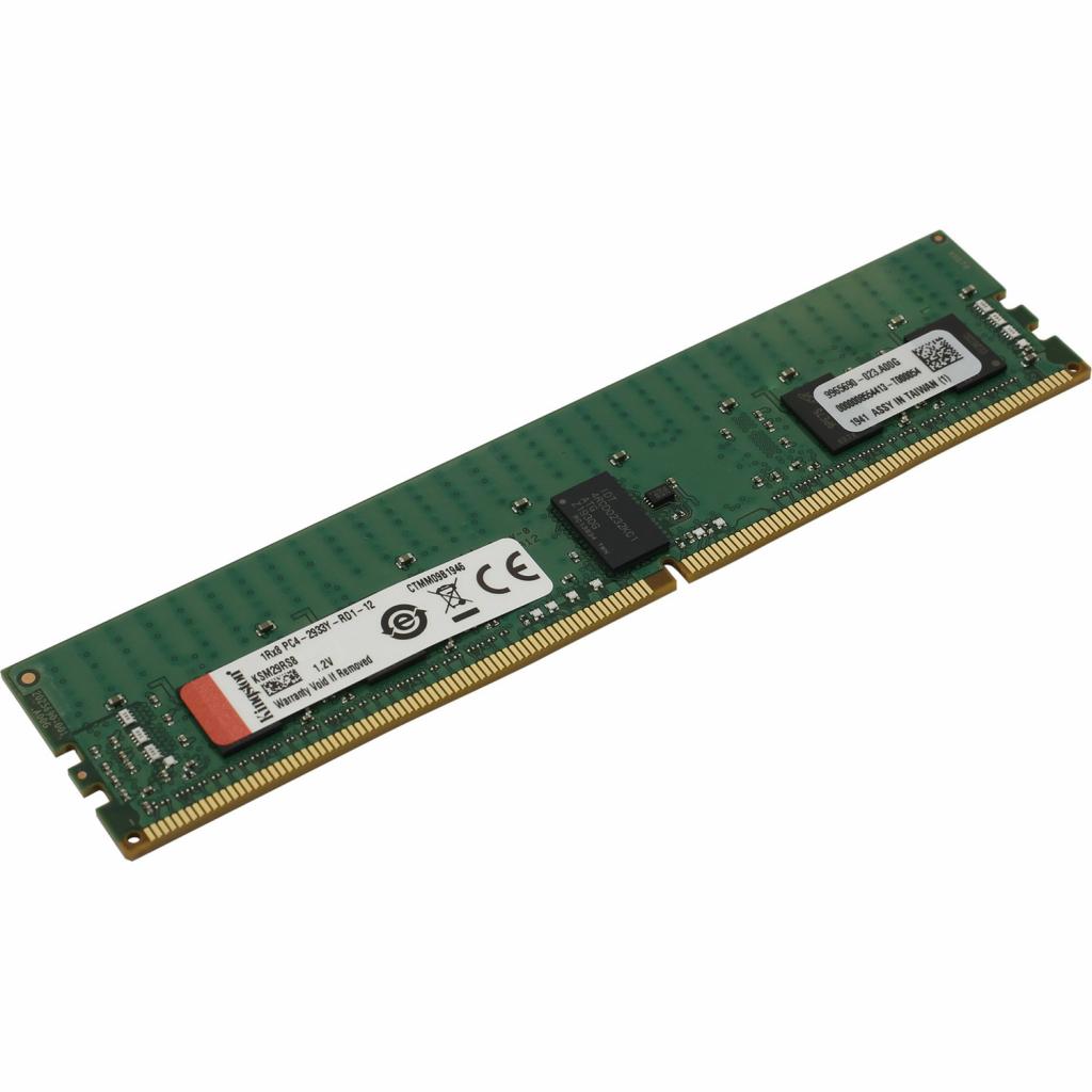 Модуль пам'яті для сервера DDR4 16GB ECC RDIMM 2933MHz 1Rx8 1.2V CL21 Kingston (KSM29RS8/16MER)
