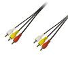 Кабель мультимедийный 3xRCA M to 3xRCA M 1.5m Piko (1283126473951)