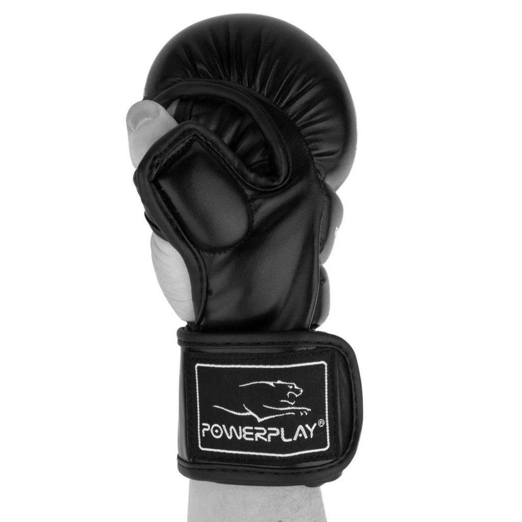 Рукавички для MMA PowerPlay 3026 L Black (PP_3026_L_Black) зображення 3