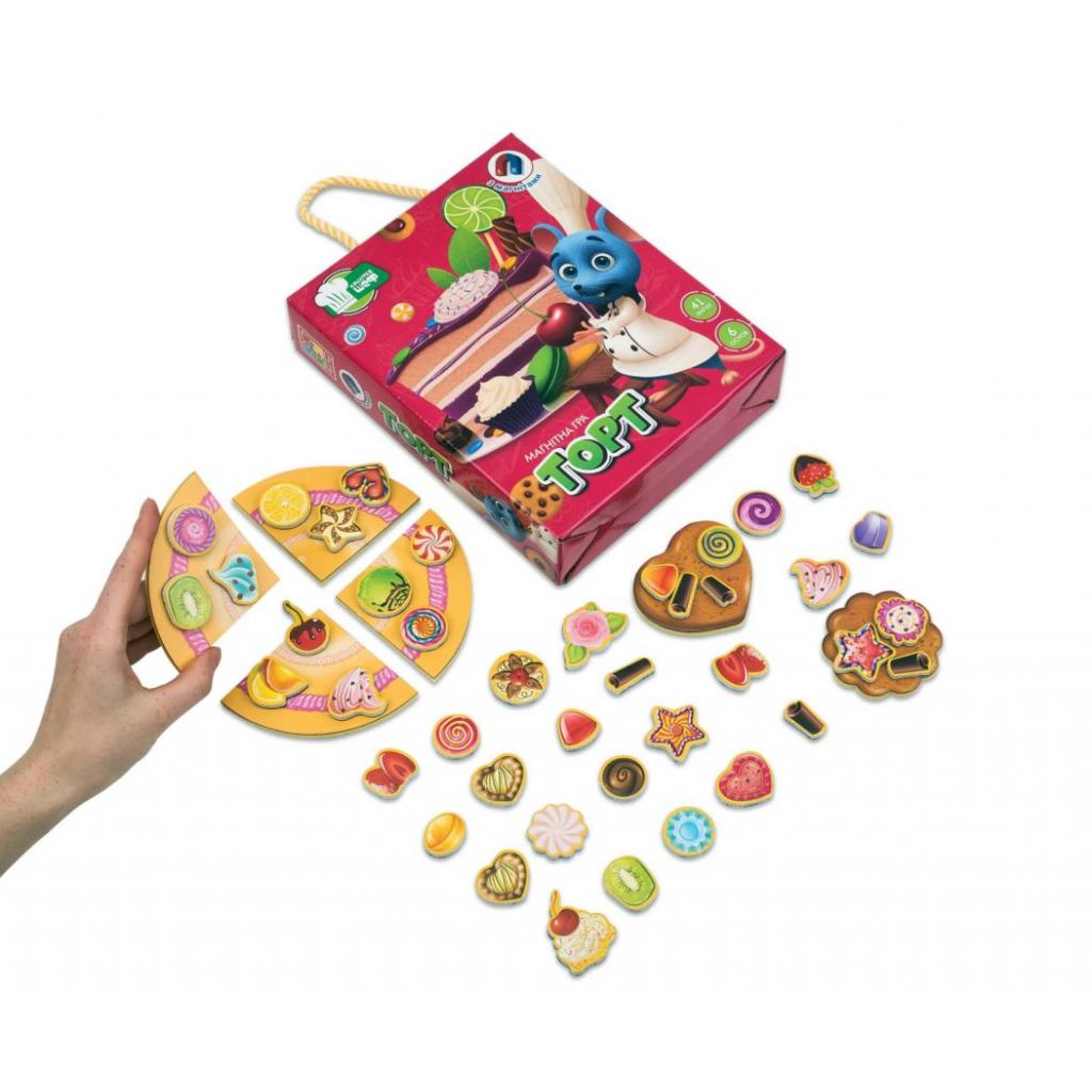 Развивающая игрушка Vladi Toys Магнитная кулинарная игра Торт, укр. (VT3004-01) изображение 2