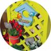Ігровий будиночок Smoby Toys Садовий з кашпо і годівницею (810405) зображення 5