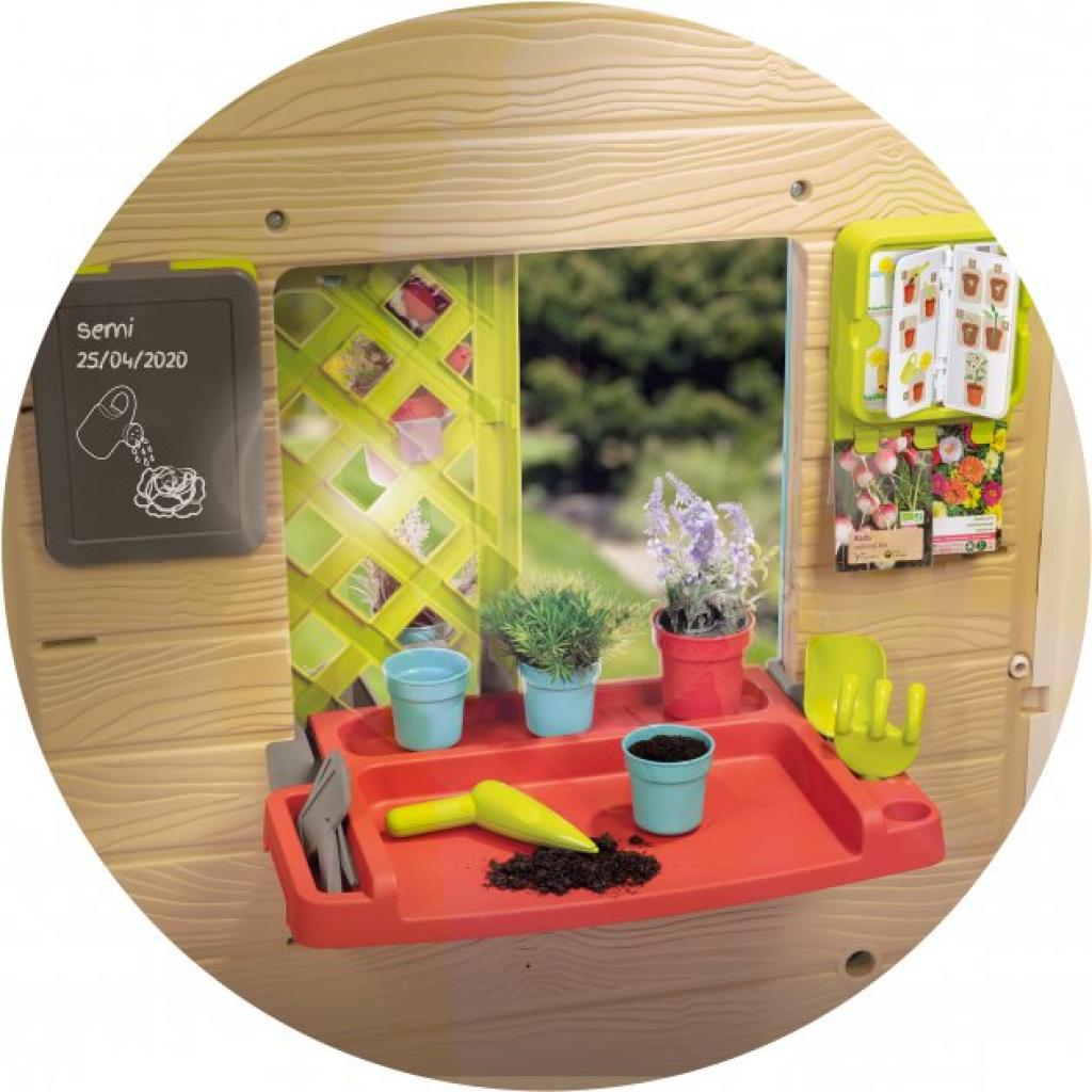 Игровой домик Smoby Toys Садовый с кашпо и кормушкой (810405) изображение 9