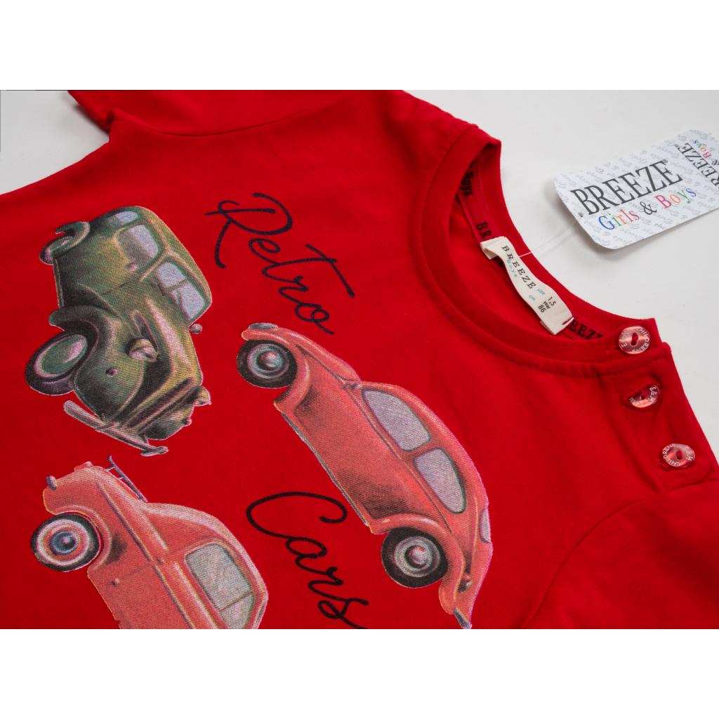 Набір дитячого одягу Breeze з машинками (15928-98B-red) зображення 7