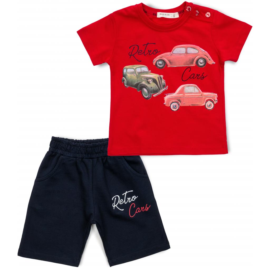 Набір дитячого одягу Breeze з машинками (15928-98B-red)