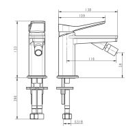 Смеситель Devit 81016120B UP изображение 2