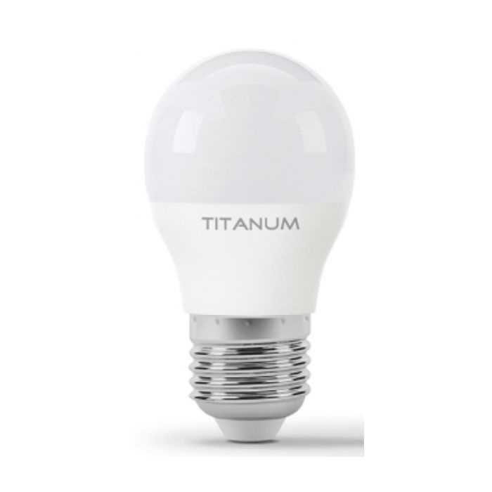 Лампочка TITANUM G45 6W E27 4100K 220V (TLG4506274)