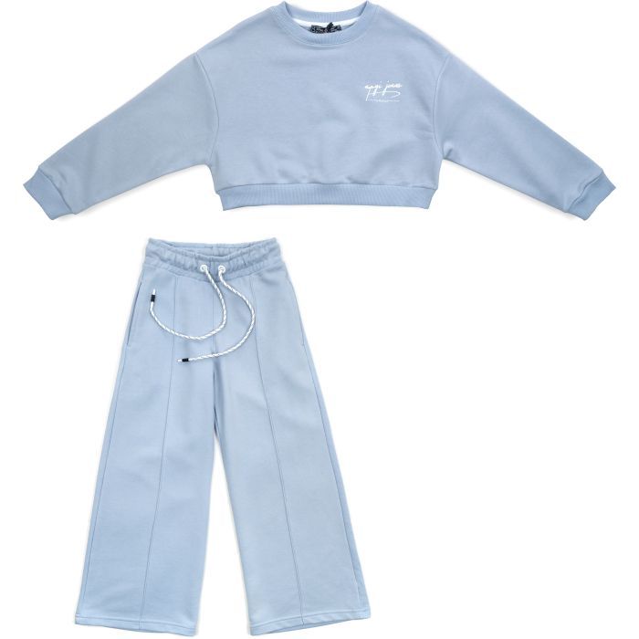 Спортивный костюм детский A-Yugi трикотажный (7025-K-134G-blue)