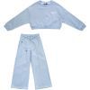 Спортивный костюм детский A-Yugi трикотажный (7025-K-134G-blue)