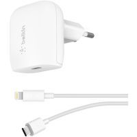 Зарядное устройство Belkin Home Charger 20W PD, USB-C - Lightning 1.2m, white (WCA003VF04WH)