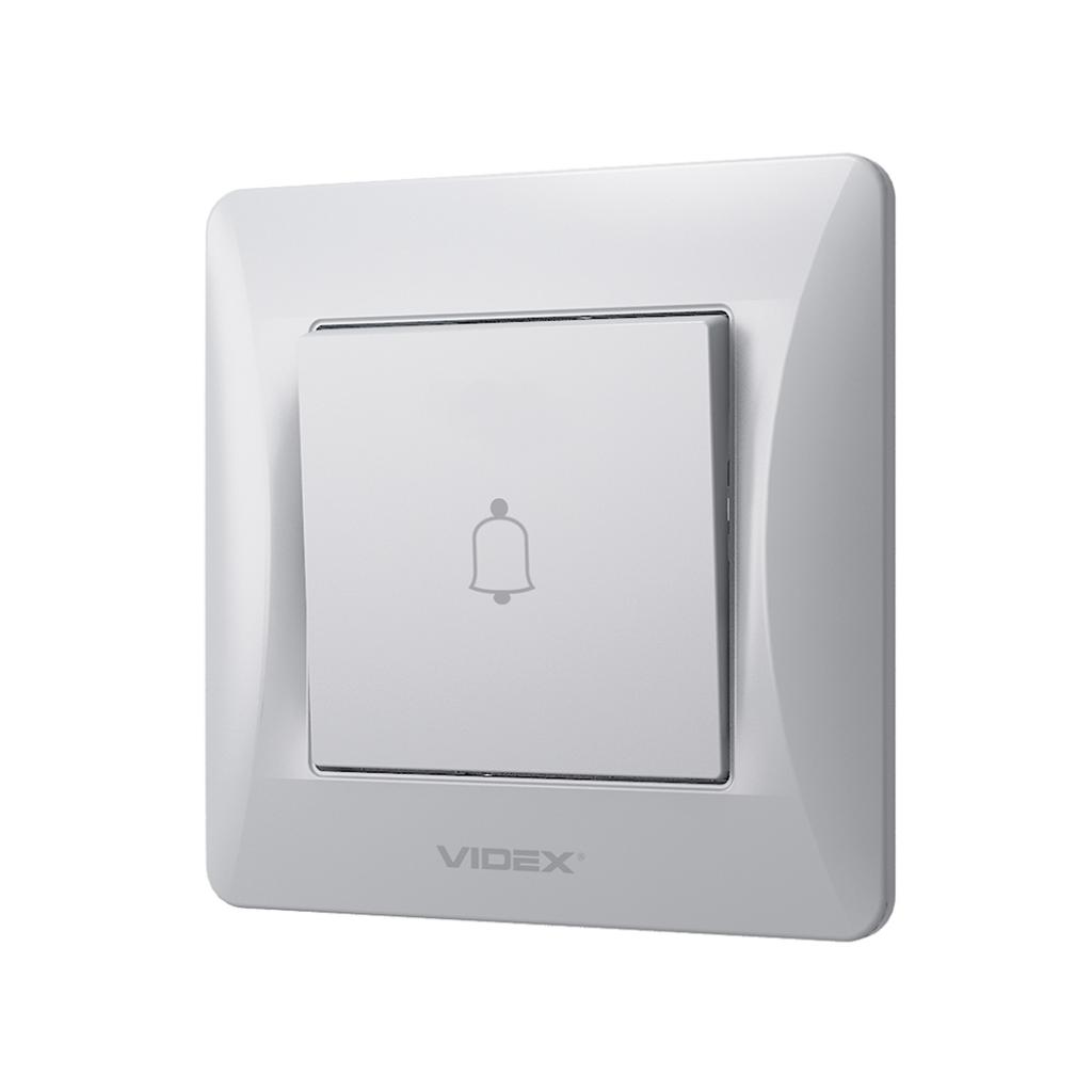 Кнопка дзвінка Videx BINERA 1кл срібний шовк (VF-BNDB1-SS) зображення 2