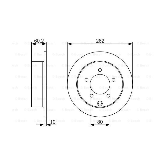 Гальмівний диск Bosch 0 986 479 A41 зображення 5