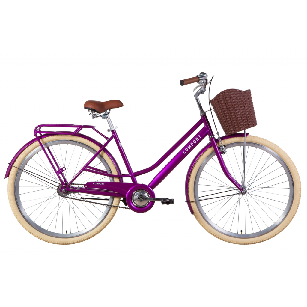 Велосипед Dorozhnik 28" COMFORT FEMALE рама-19,5" 2021 Purple (OPS-D-28-196)