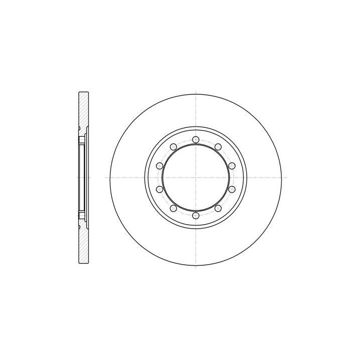 Тормозной диск REMSA 61201.00