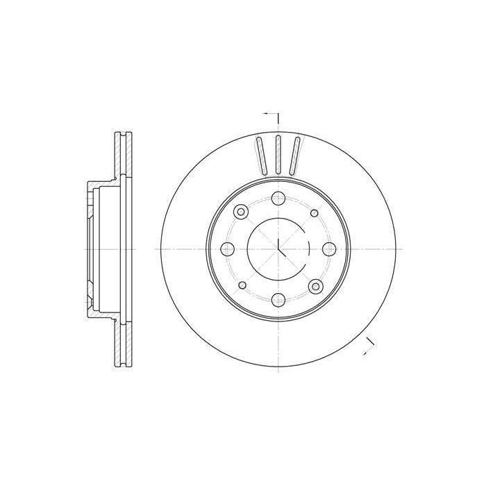 Тормозной диск REMSA 6368.10