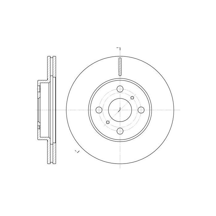 Тормозной диск REMSA 6635.10