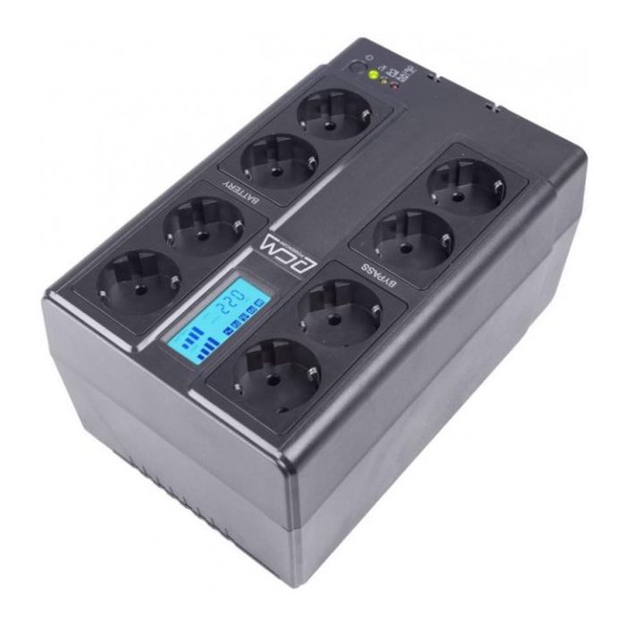 Пристрій безперебійного живлення Powercom CUB-850N LCD зображення 2