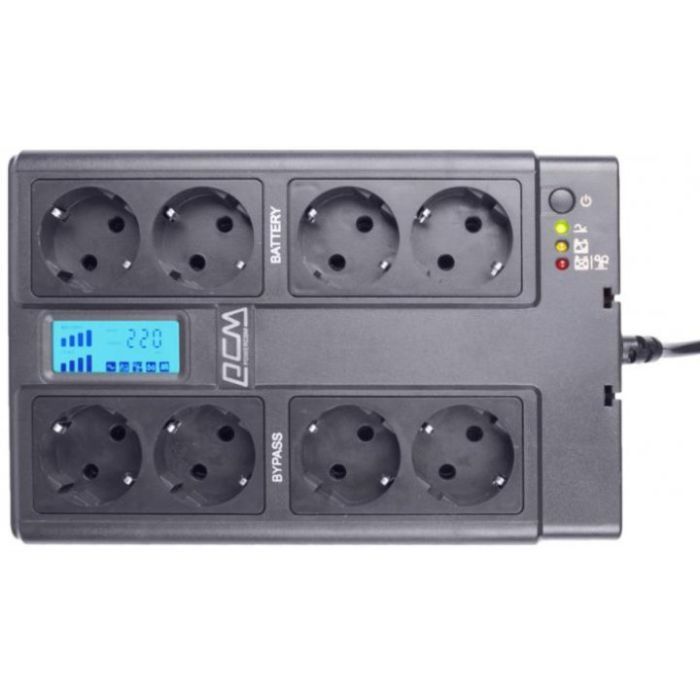 Пристрій безперебійного живлення Powercom CUB-850N LCD зображення 3