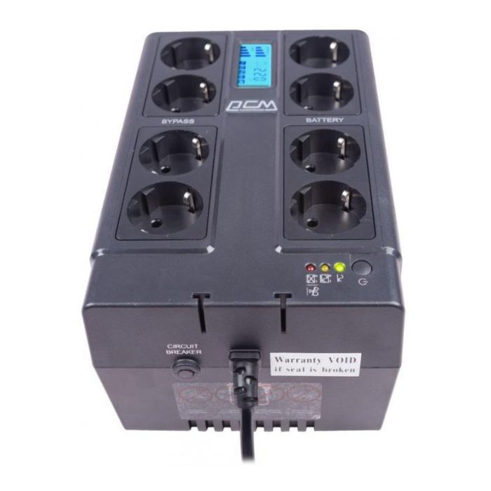Пристрій безперебійного живлення Powercom CUB-850N LCD зображення 4
