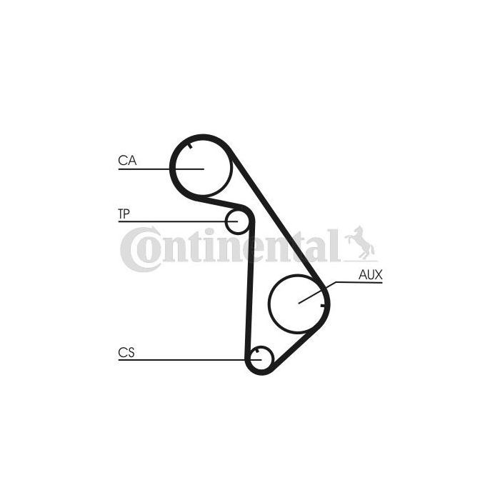 Ремінь ГРМ CONTITECH CT825 зображення 2