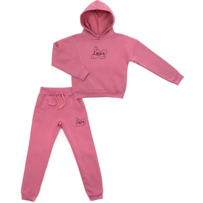 Спортивний костюм дитячий Breeze з капюшоном (16467-164G-pink)