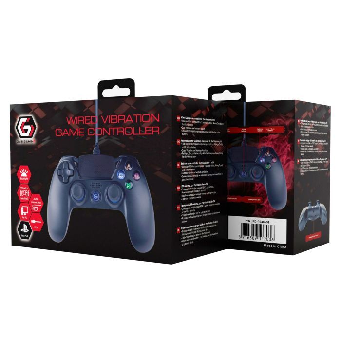 Геймпад Gembird PS4/PC Black (JPD-PS4U-01) изображение 3