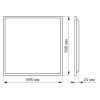 Світильник Videx LED панель 48W 4100K матова (VL-Pb484W(2)) зображення 2