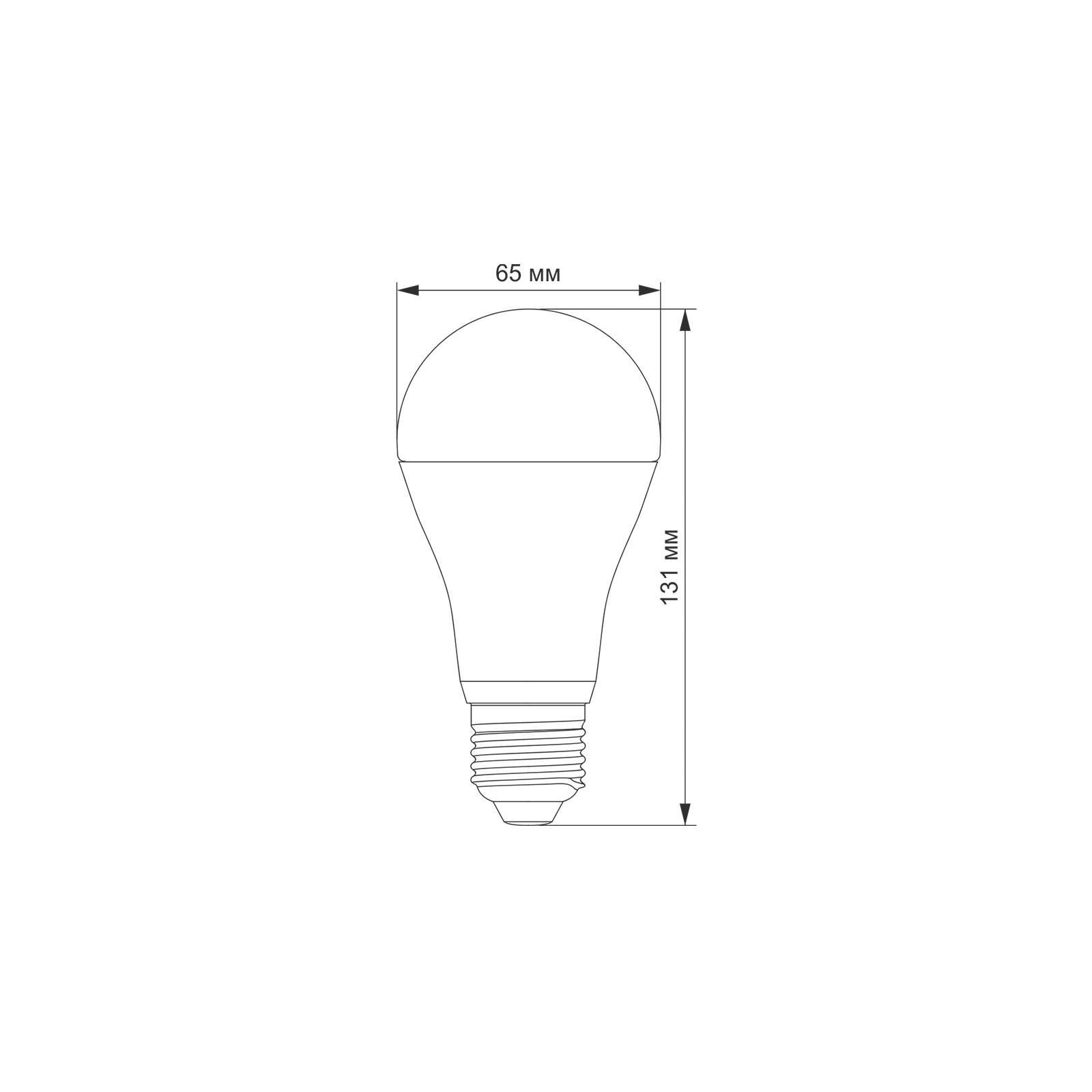Лампочка TITANUM LED A60 12V 10W E27 4100K (TLA6010274-12V) изображение 2