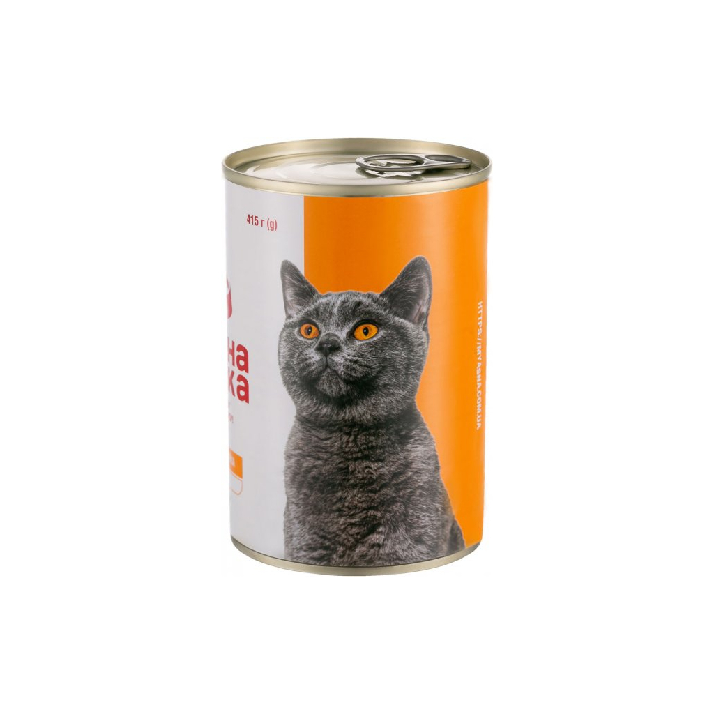 Паштет для кошек М'ясна Миска с курицей 415 г (4820255190280) изображение 2