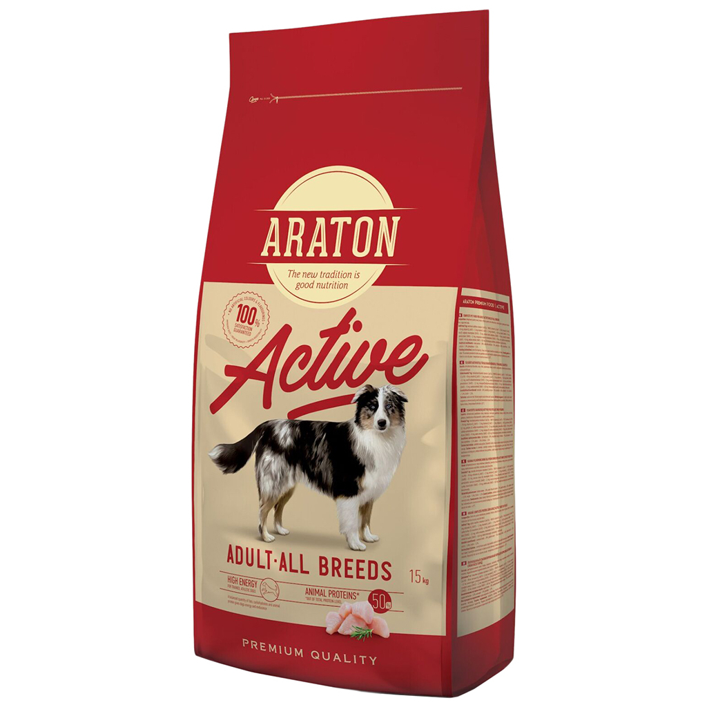 Сухий корм для собак ARATON Active Adult-All Breeds 15 кг (ART47466)