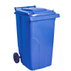 Контейнер для сміття Алеана на колесах з ручкою синій 240 л (3073)
