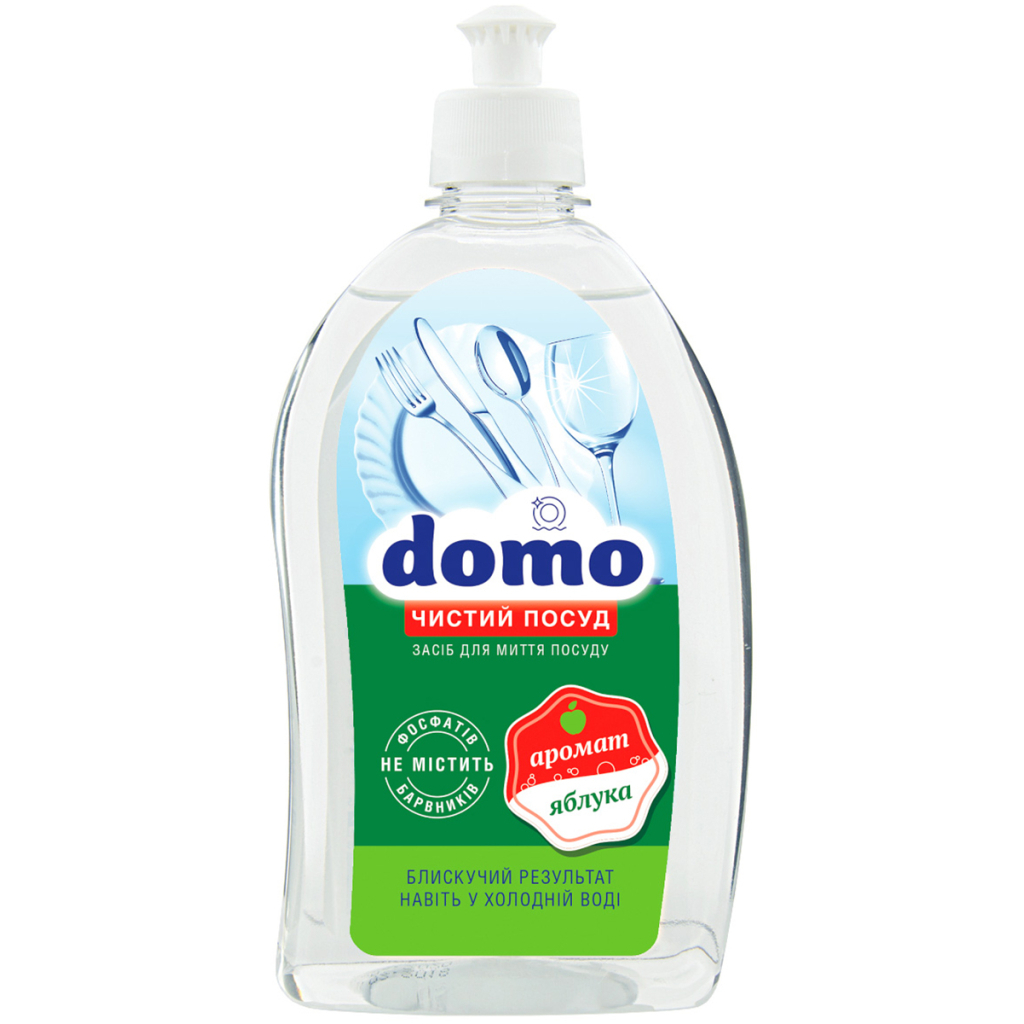 Средство для ручного мытья посуды Domo Яблоко 500 мл (XD 33003)