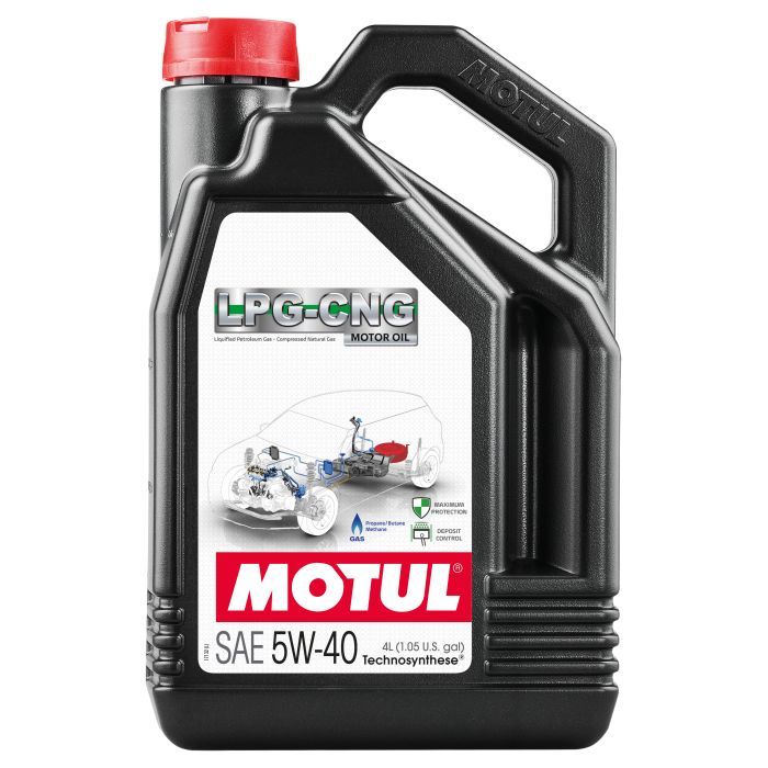 Моторное масло MOTUL LPG-CNG 5W-40 4 л (854654)