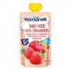 Детское пюре Hamanek Яблоко Клубника, 120 г (8595139780456)