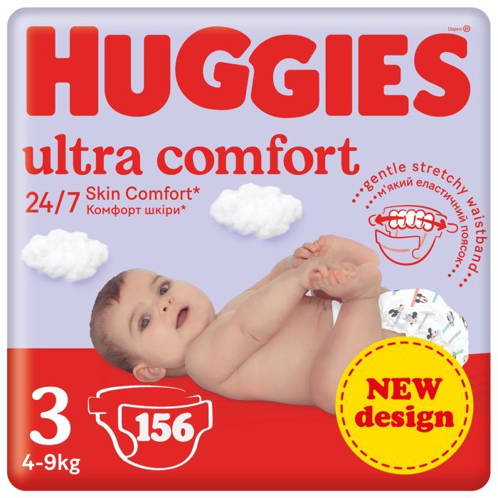 Подгузники Huggies Little Movers 3 (5-9 кг) Mega 78 шт (5029053548760)