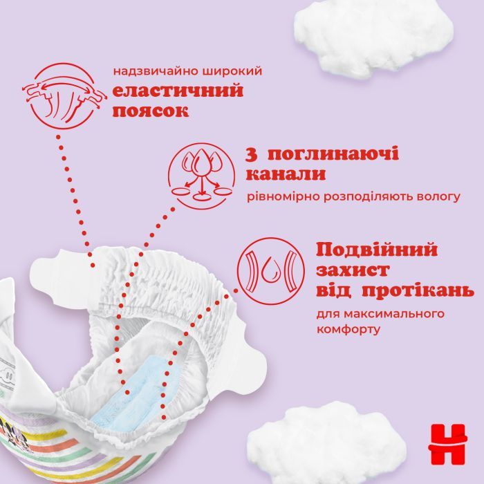 Подгузники Huggies Little Movers 3 (5-9 кг) Mega 78 шт (5029053548760) изображение 6