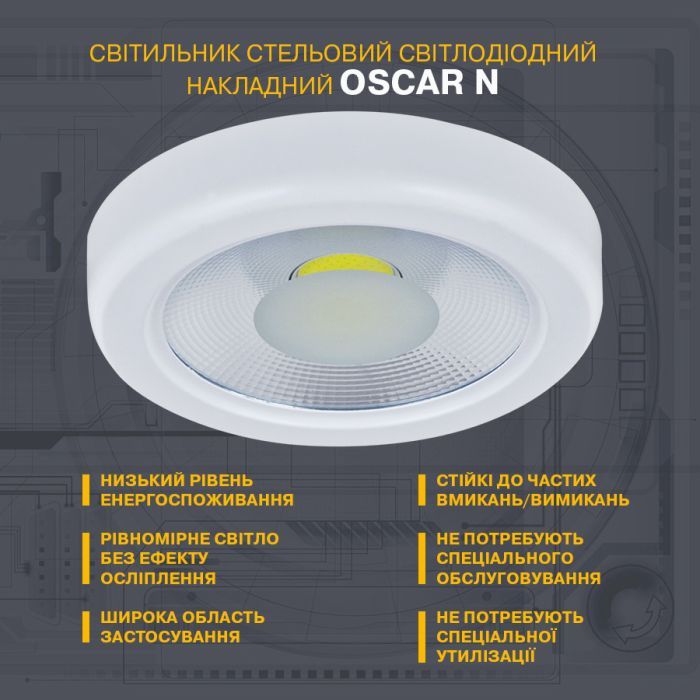 Світильник Electrum Oscar N- 40W 4000К IP54 (B-LD-1972) зображення 2
