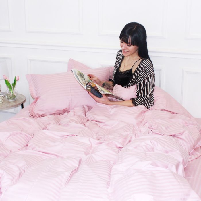 Постільна білизна MirSon Satin 30-0007Pink 160х220 Сімейний (2200005249918) зображення 8