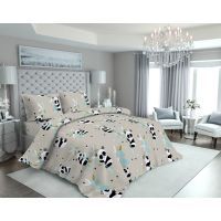 Постільна білизна MirSon Бязь 17-0504 Panda is gray Дитячий (2200003616996)