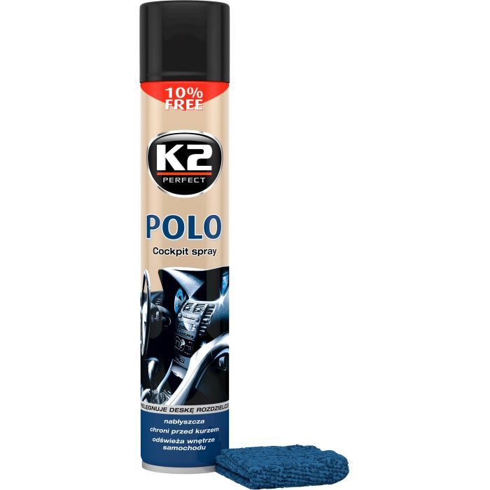Автополіроль K2 POLO COCKPIT 300ml нове авто (K403FA)